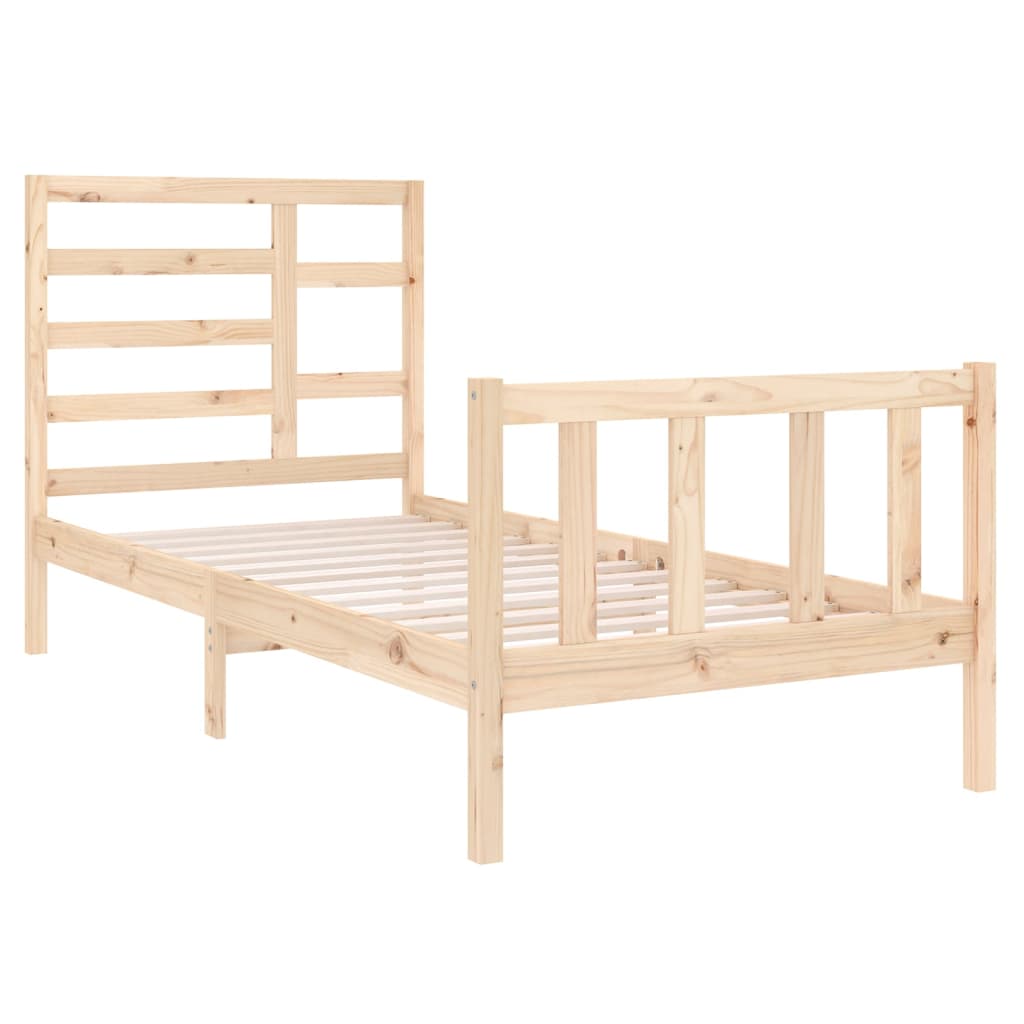 Bedframe Massief Hout