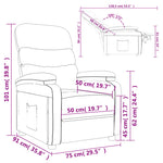 Fauteuil Verstelbaar Stof
