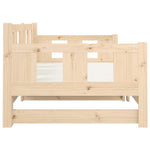 Slaapbank Uitschuifbaar Massief Grenenhout 2X(90X200) Cm