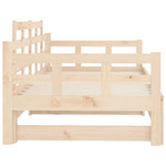 Slaapbank Uitschuifbaar Massief Grenenhout 2X(90X200) Cm
