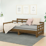 Slaapbank Uitschuifbaar Massief Grenenhout 2X(90X200) Cm