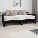 Slaapbank Uitschuifbaar Massief Grenenhout 2X(90X200) Cm