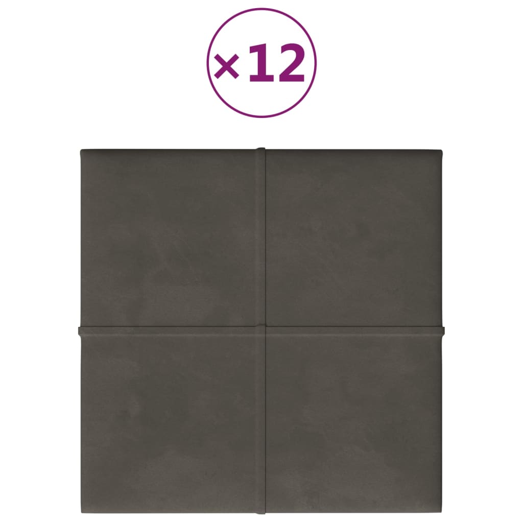 Wandpanelen 1,08 M² Fluweel