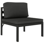 6-Delige Loungeset Met Kussens Aluminium Antracietkleurig