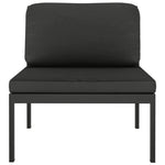 6-Delige Loungeset Met Kussens Aluminium Antracietkleurig