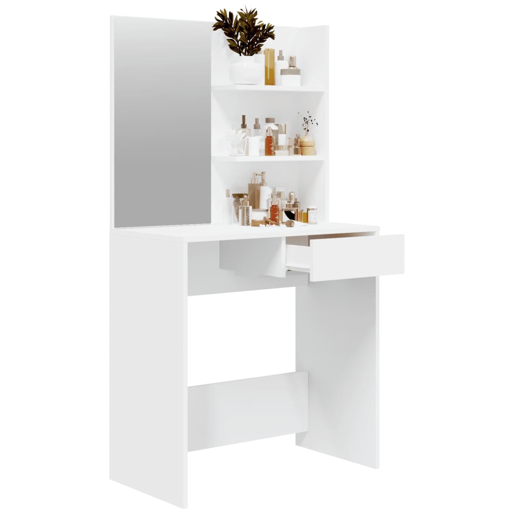 Kaptafel Met Spiegel 74,5X40X141 Cm