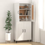 Dressoir 69,5X34X90 Cm Bewerkt Hout