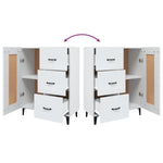 Dressoir 69,5X34X90 Cm Bewerkt Hout