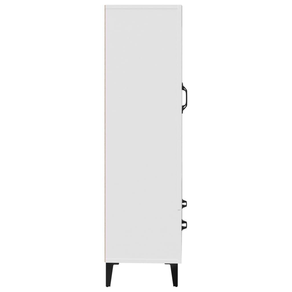 Hoge Kast 70X31X115 Cm Bewerkt Hout