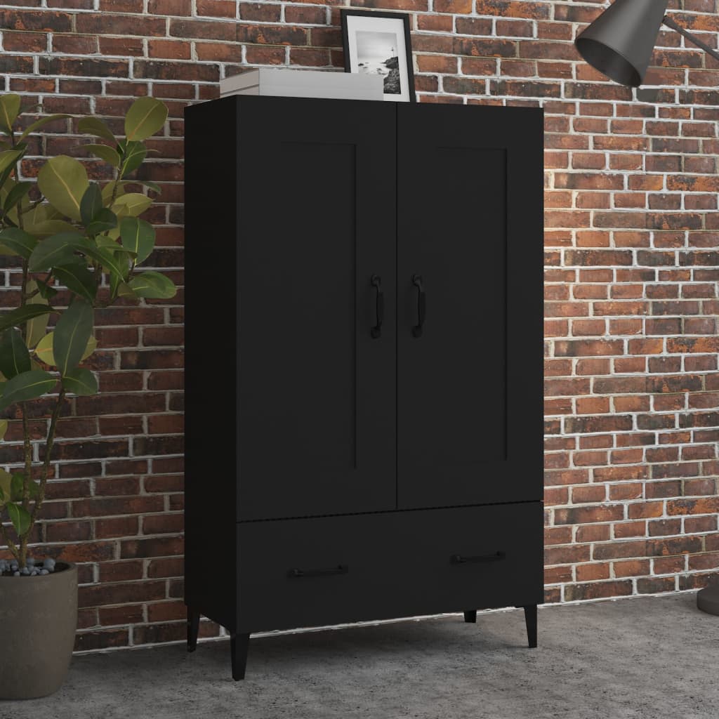 Hoge Kast 70X31X115 Cm Bewerkt Hout
