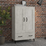 Hoge Kast 70X31X115 Cm Bewerkt Hout