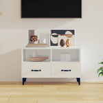 Tv-Meubel 80X36X50 Cm Bewerkt Hout Kleurig