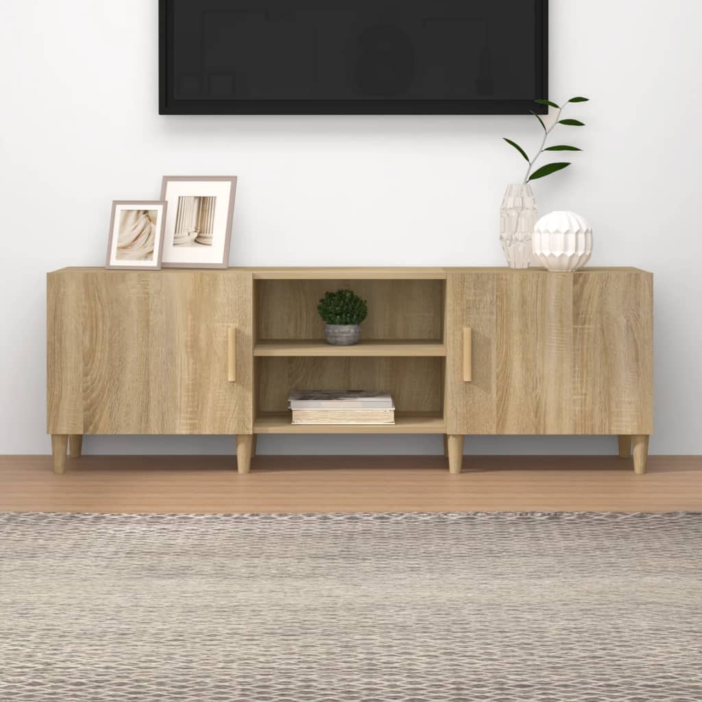 Tv-Meubel 150X30X50 Cm Bewerkt Hout Kleurig