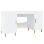 Bureau 140X50X75 Cm Bewerkt Hout