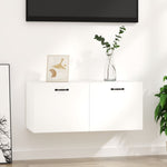 Wandkast 80X36,5X35 Cm Bewerkt Hout