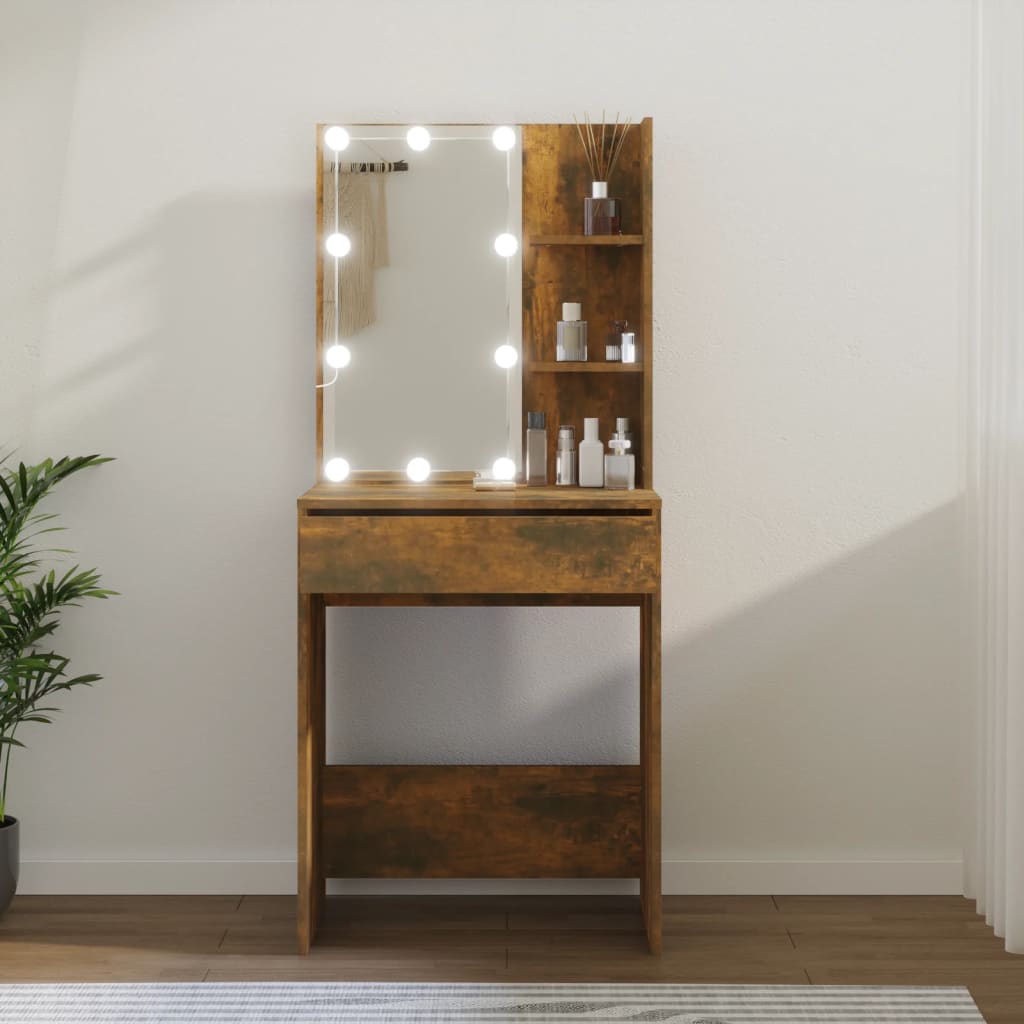 Kaptafel Met Led-Verlichting 60X40X140 Cm