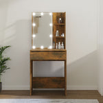 Kaptafel Met Led-Verlichting 60X40X140 Cm