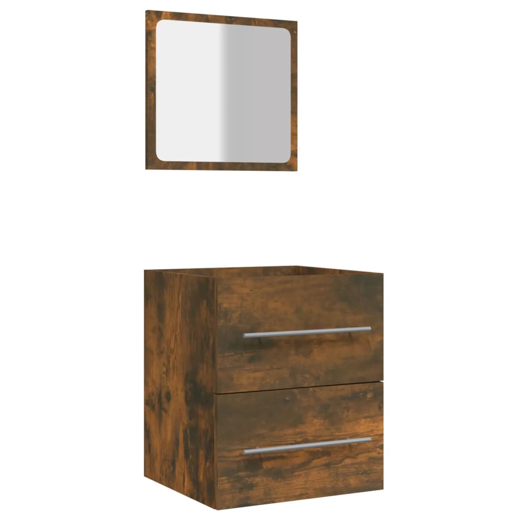 Badkamerkast Met Spiegel 41X38,5X48 Cm Kleurig