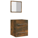 Badkamerkast Met Spiegel 41X38,5X48 Cm Kleurig