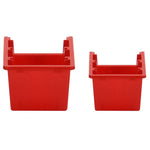 Sorteersysteemset 77X39 Cm Polypropeen Rood En Zwart