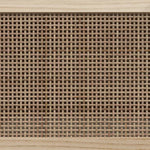 Tv-Meubel 80X30X40 Cm Massief Grenenhout En Rattan