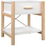 Nachtkastjes 42X38X45 Cm Bewerkt Hout