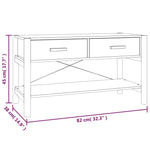 Tv-Meubel 82X38X45 Cm Bewerkt Hout