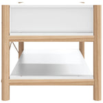 Salontafel 82X48X45 Cm Bewerkt Hout