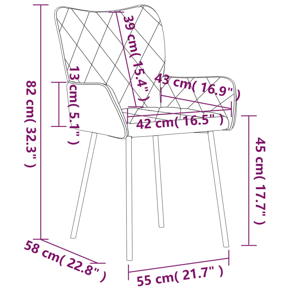 Eetkamerstoelen Stof Kleurig