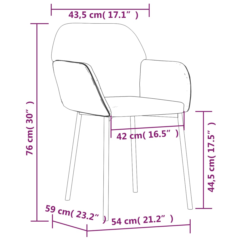 Eetkamerstoelen Fluweel