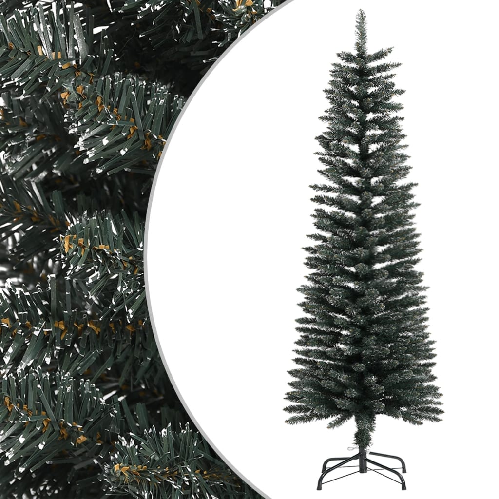 Kunstkerstboom Met Standaard Smal Pvc Groen