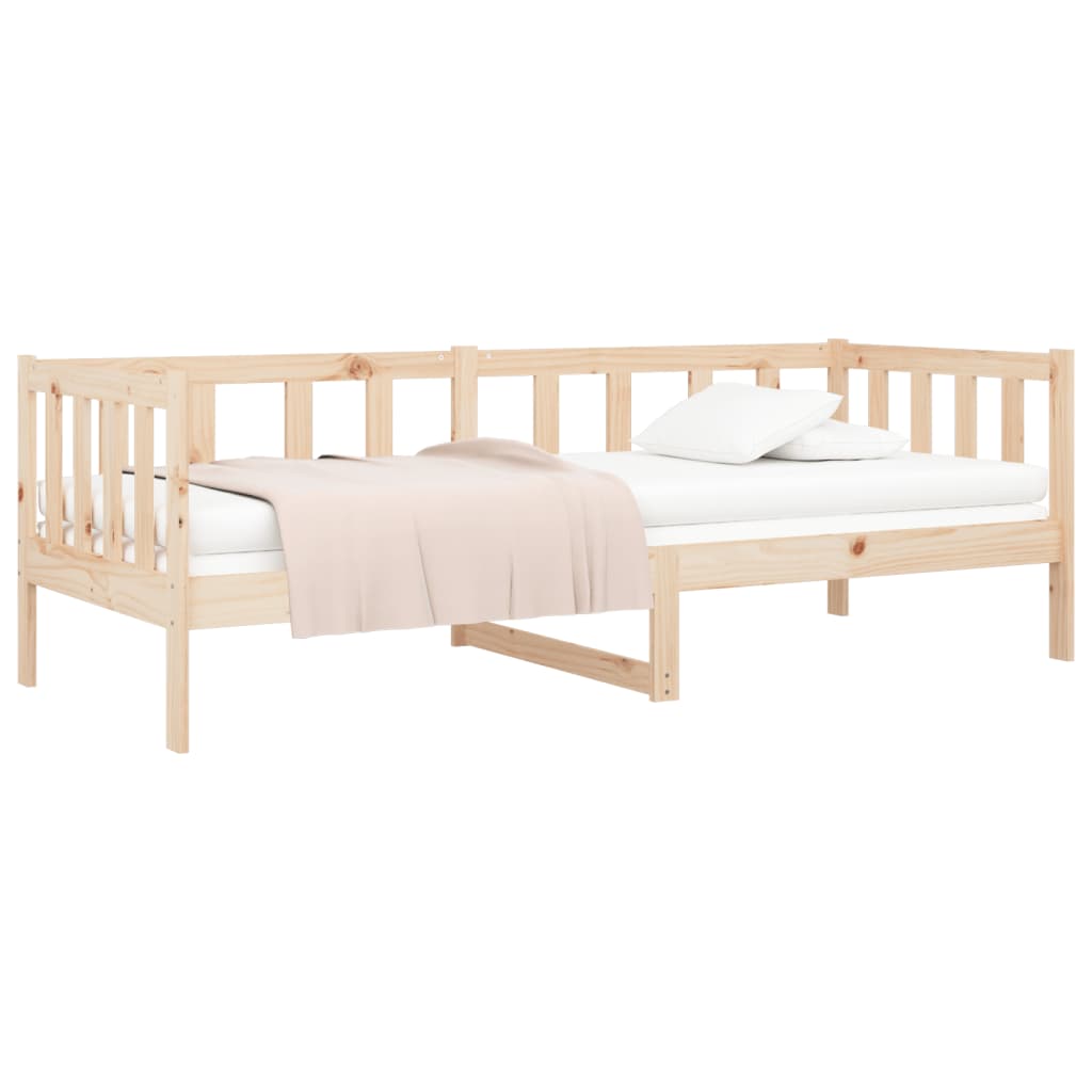 Slaapbank Zonder Matras 90X190 Cm Massief Grenenhout