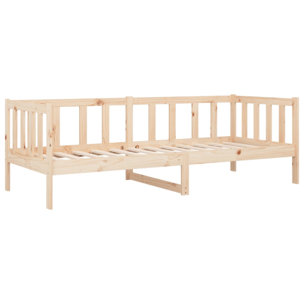 Slaapbank Zonder Matras 90X190 Cm Massief Grenenhout