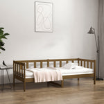 Slaapbank Zonder Matras 90X190 Cm Massief Grenenhout
