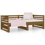 Slaapbank Uitschuifbaar Grenenhout 2X(90X190) Cm