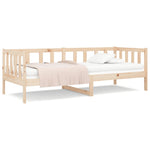 Slaapbank Zonder Matras 80X200 Cm Massief Grenenhout