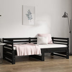 Slaapbank Uitschuifbaar 2X(80X200) Cm Massief Grenenhout