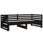 Slaapbank Uitschuifbaar 2X(80X200) Cm Massief Grenenhout