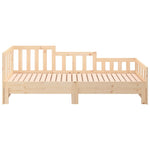 Slaapbank Uitschuifbaar 2X(80X200) Cm Massief Grenenhout