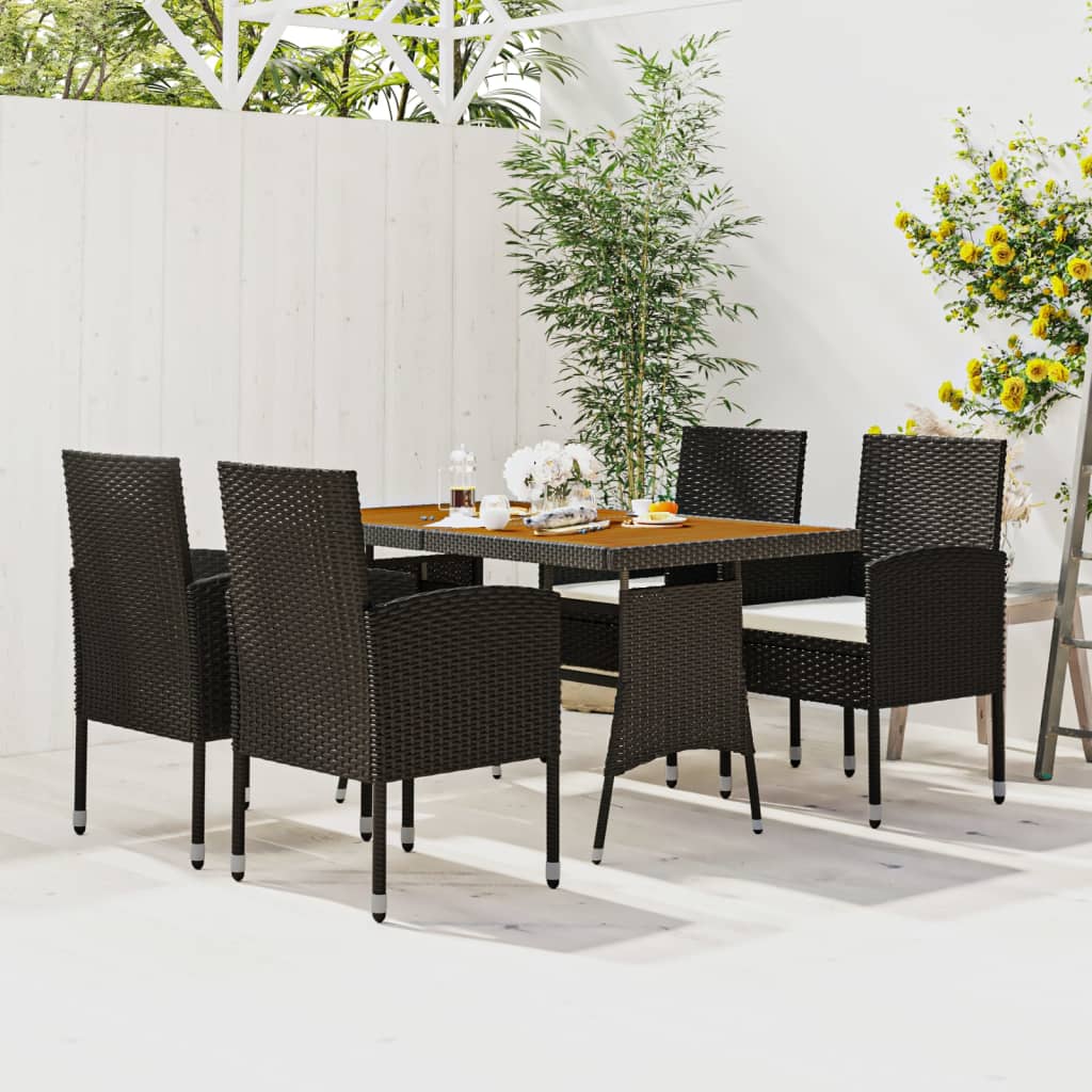 -Delige Tuinset Poly Rattan