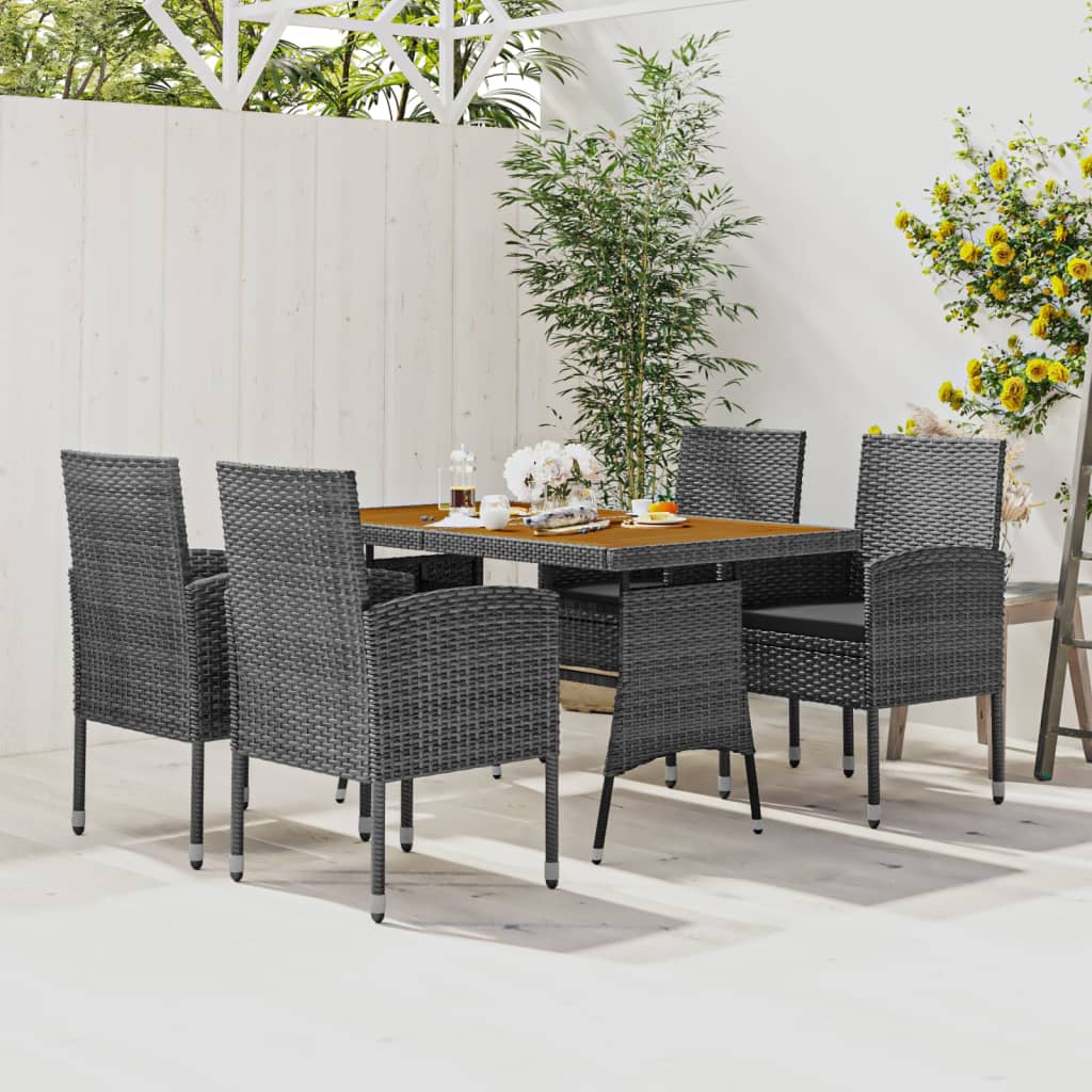 -Delige Tuinset Poly Rattan