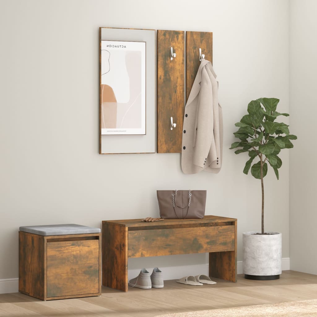Halmeubelset Bewerkt Hout