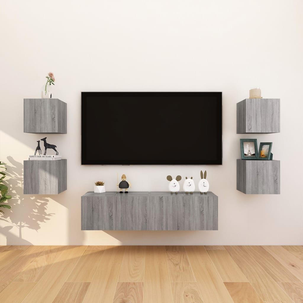 Tv-Wandmeubelen 30,5X30X30 Cm Kleurig