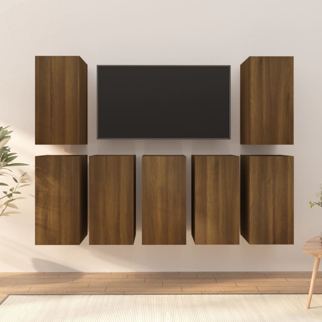 Tv-Meubelen 30,5X30X60 Cm Bewerkt Hout