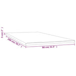 Dekmatras 80X200X5 Cm