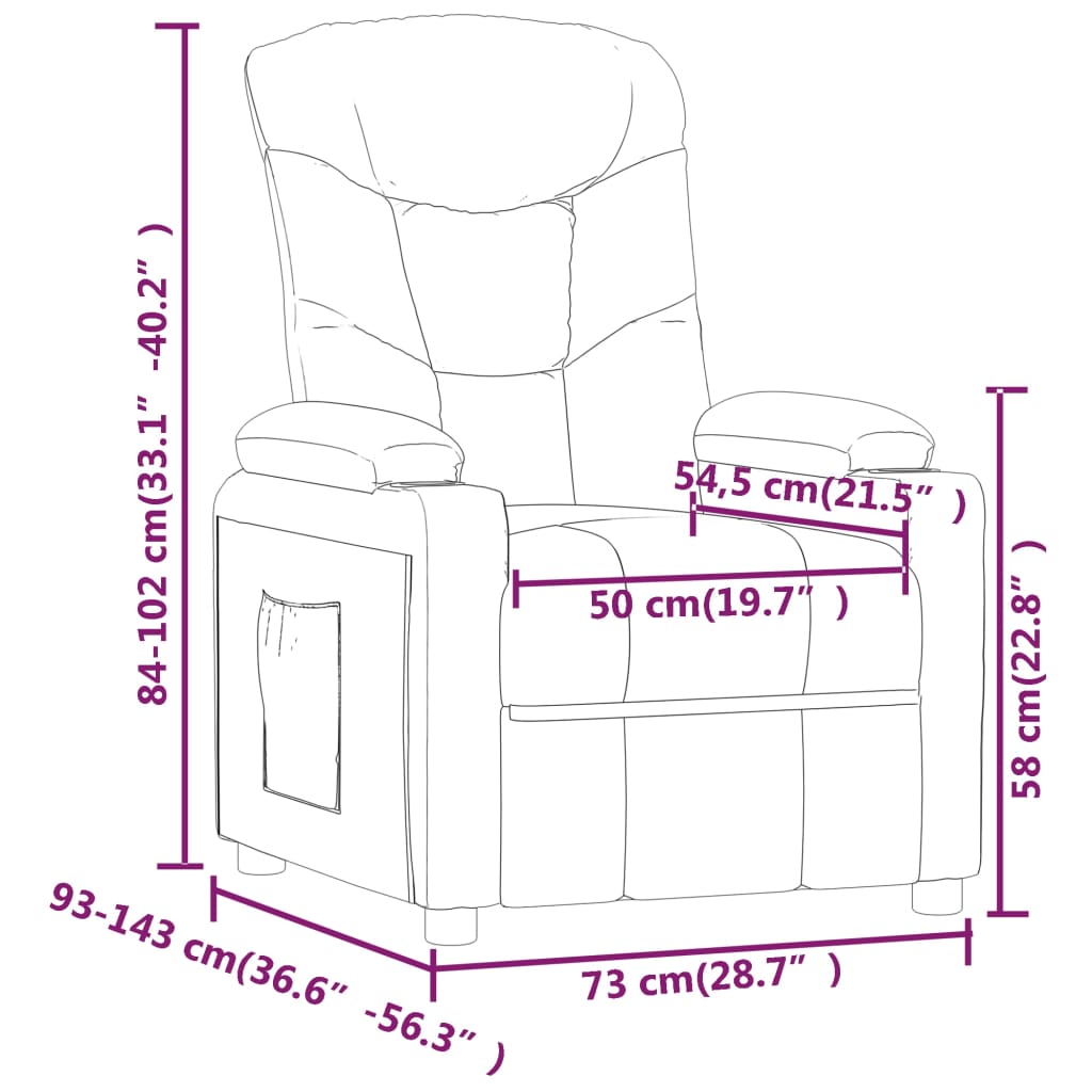 Fauteuil Verstelbaar Stof