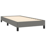 Bedframe Zonder Matras Stof Donkergrijs