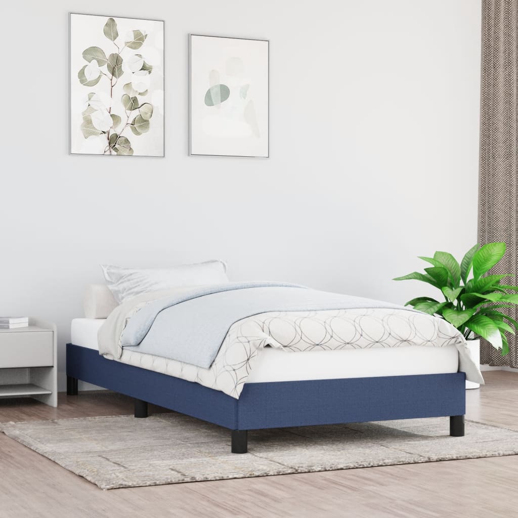 Bedframe Stof Blauw