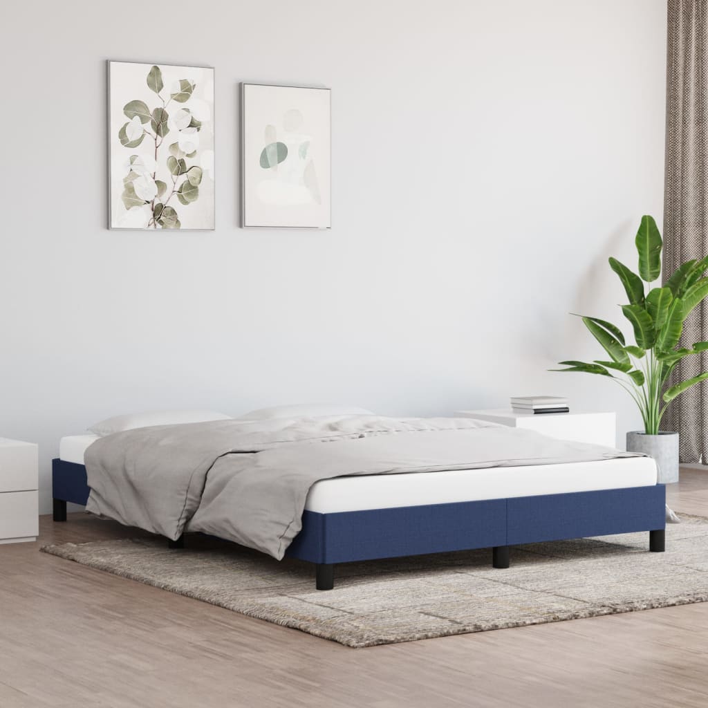 Bedframe Stof Blauw