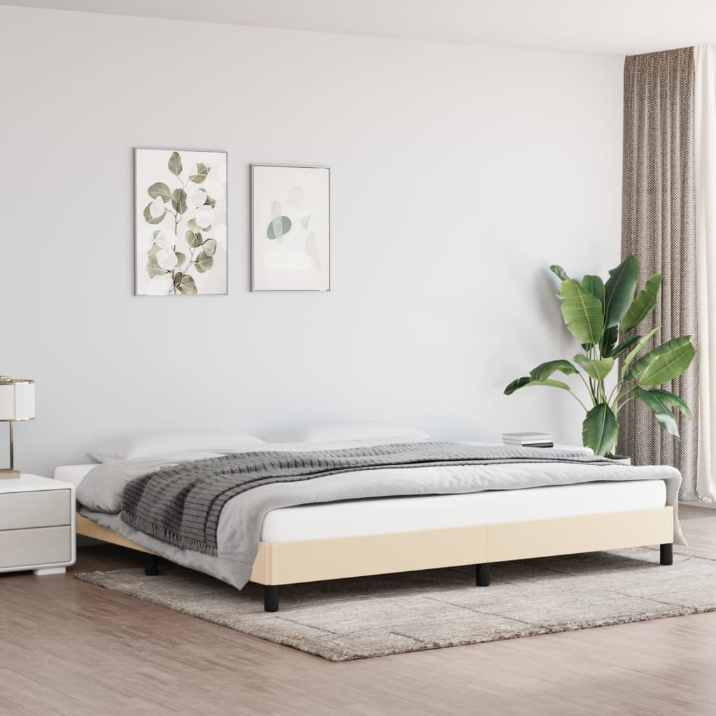 Bedframe Stof Crème